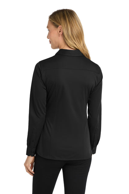Port Authority Women's Dimension Knit Dress Shirt. L570