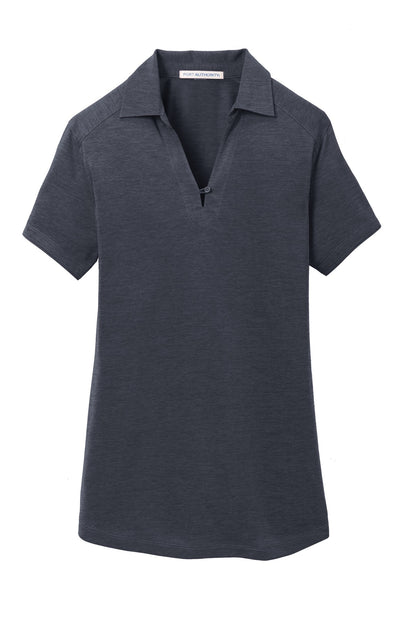 Port Authority Women's Digi Heather Performance Polo. L574