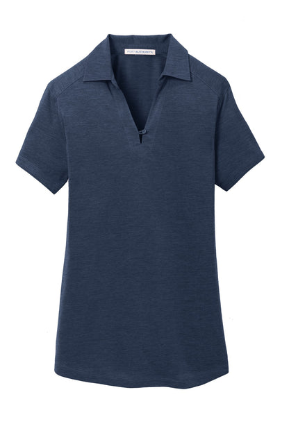 Port Authority Women's Digi Heather Performance Polo. L574