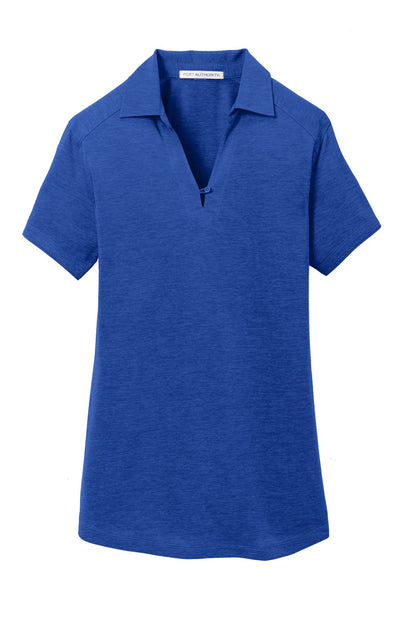 Port Authority Women's Digi Heather Performance Polo. L574