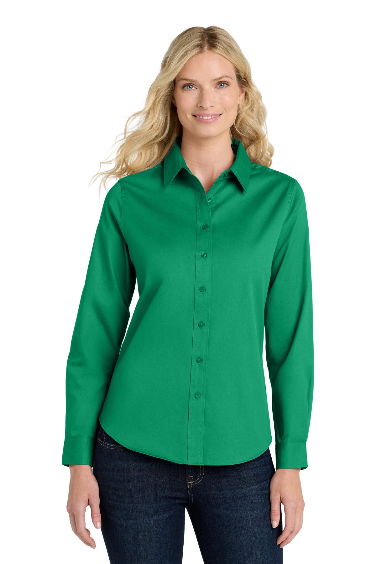 Port Authority Women's Long Sleeve Easy Care Shirt.  L608