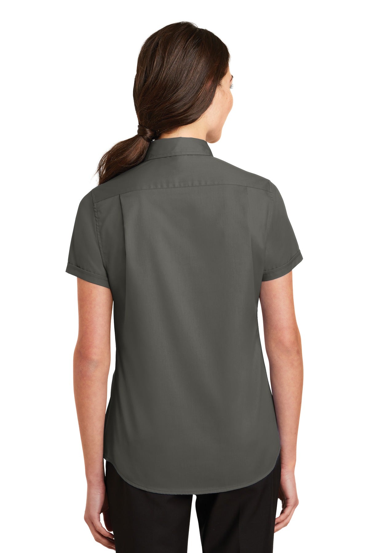 Port Authority Women's Short Sleeve SuperPro Twill Shirt. L664