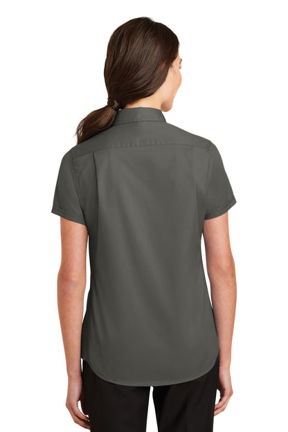 Port Authority Women's Short Sleeve SuperPro Twill Shirt. L664