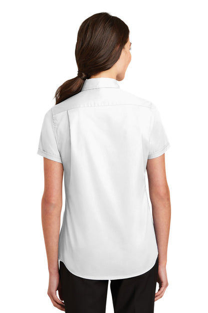 Port Authority Women's Short Sleeve SuperPro Twill Shirt. L664