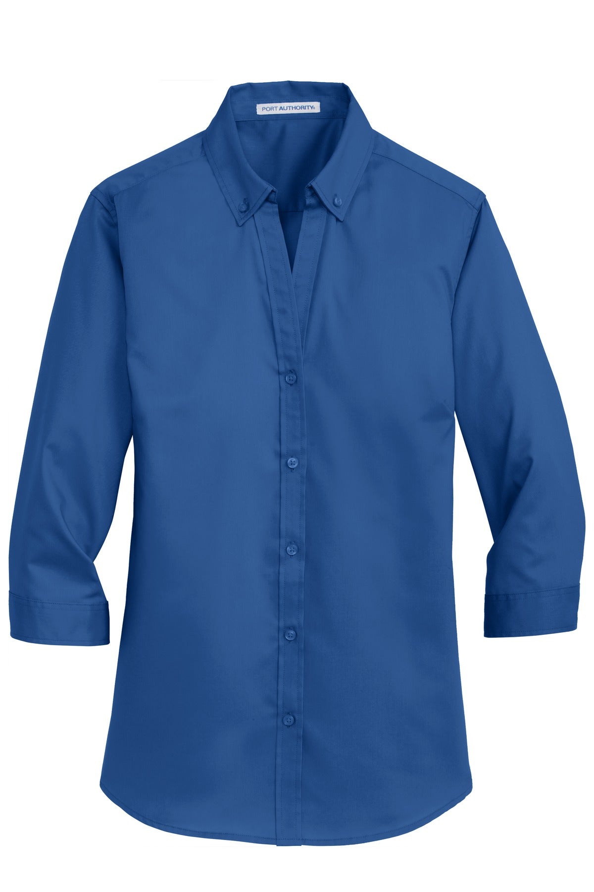 Port Authority Women's 3/4-Sleeve SuperPro Twill Shirt. L665