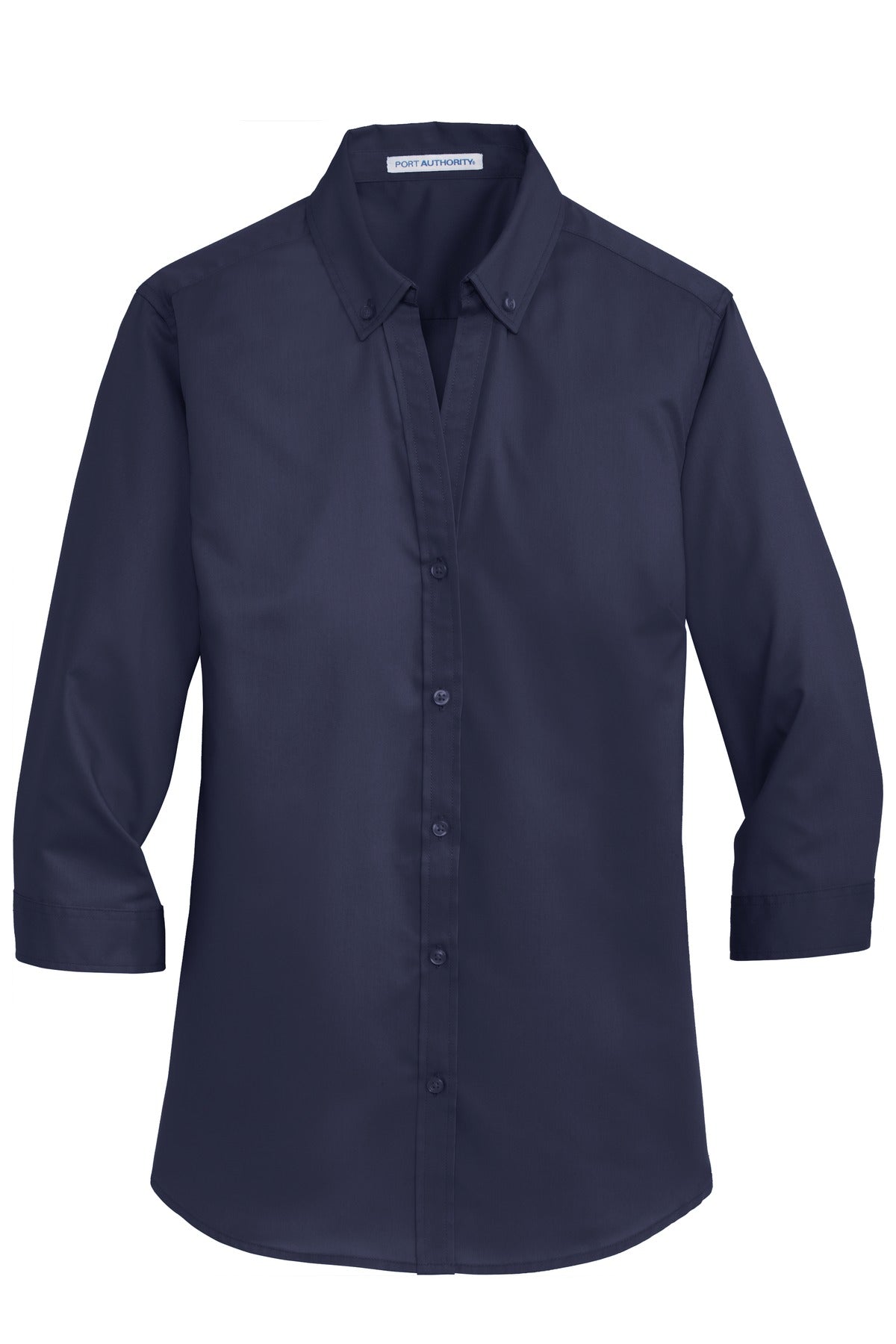 Port Authority Women's 3/4-Sleeve SuperPro Twill Shirt. L665