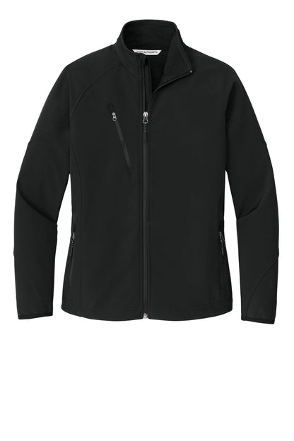 Port Authority Women's Textured Soft Shell Jacket. L705