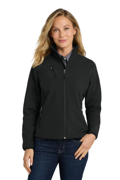 Port Authority Women's Textured Soft Shell Jacket. L705