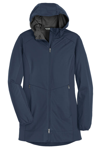 Port Authority Women's Active Hooded Soft Shell Jacket. L719