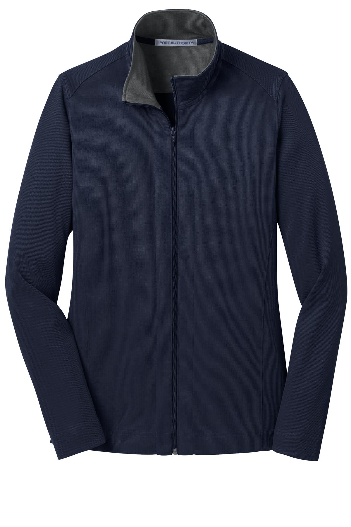 Port Authority Women's Vertical Texture Full-Zip Jacket. L805