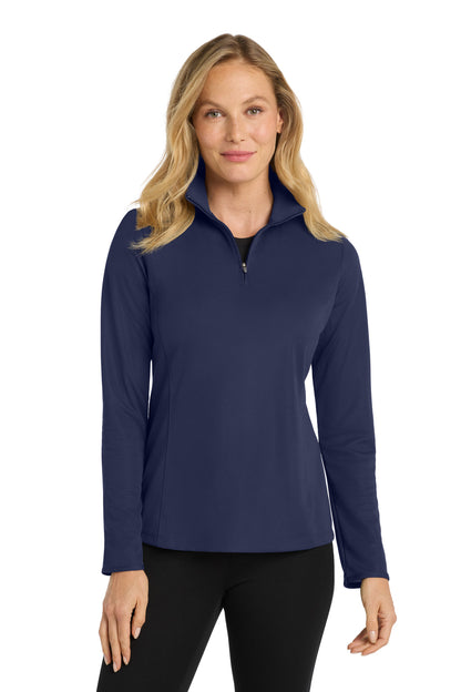 Port Authority Women's Pinpoint Mesh 1/2-Zip . L806