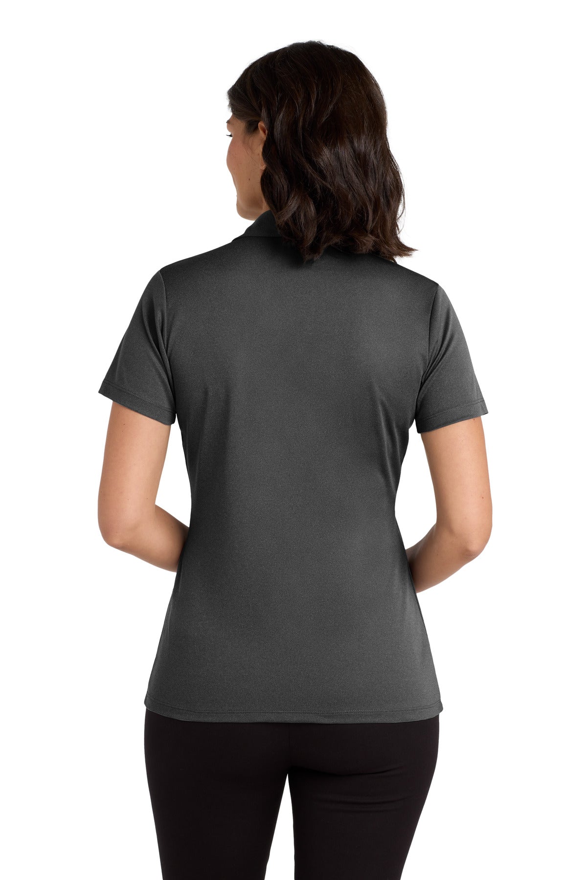 Port Authority  Women's Heathered Silk Touch  Performance Polo. LK542