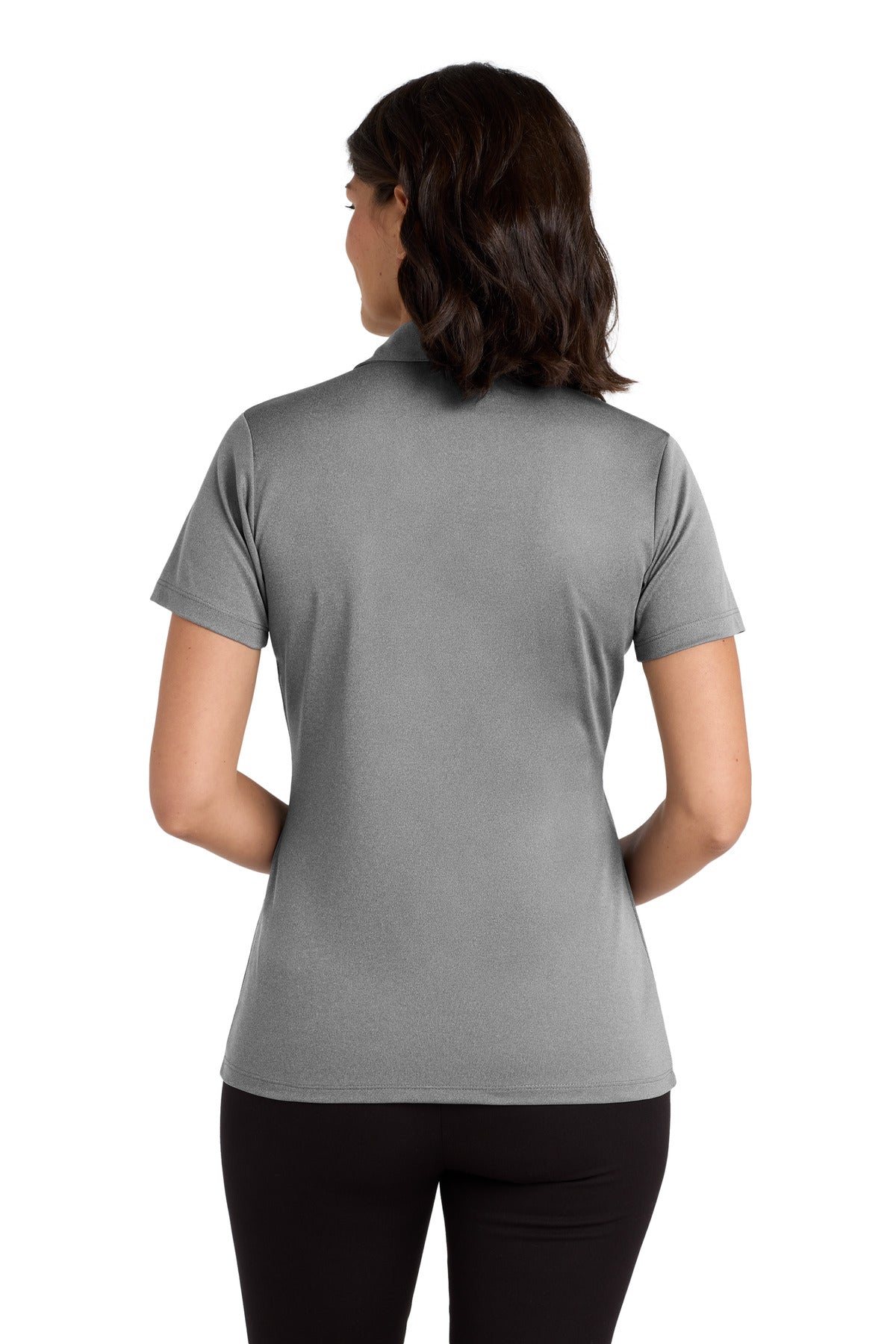 Port Authority  Women's Heathered Silk Touch  Performance Polo. LK542