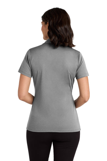Port Authority  Women's Heathered Silk Touch  Performance Polo. LK542