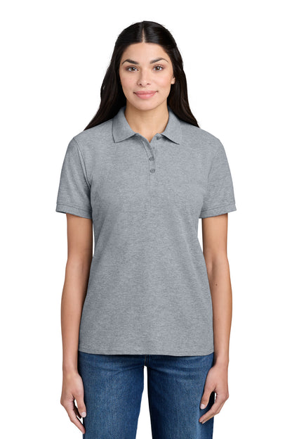 Port & Co Women's Core Blend Pique Polo. LKP155
