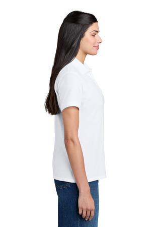 Port & Co Women's Core Blend Pique Polo. LKP155
