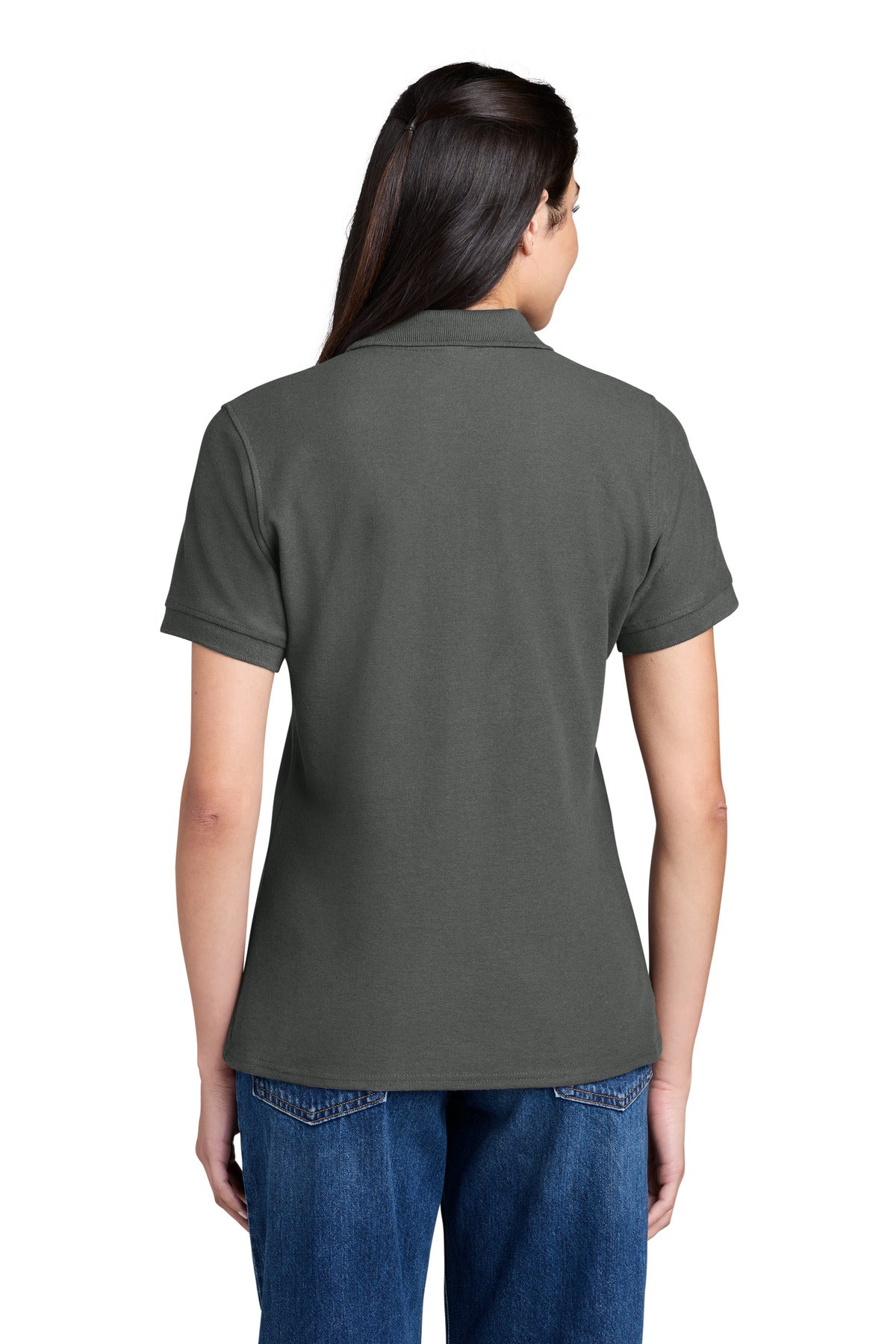 Port & Co Women's Core Blend Pique Polo. LKP155