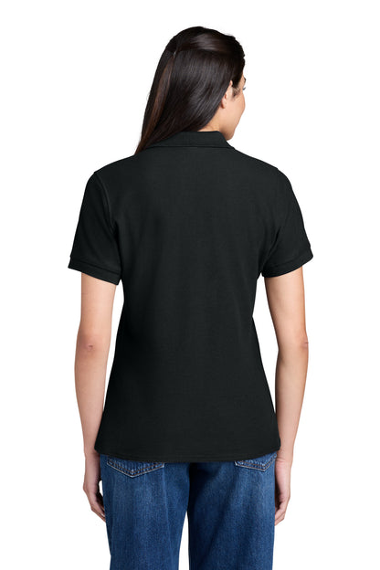 Port & Co Women's Core Blend Pique Polo. LKP155