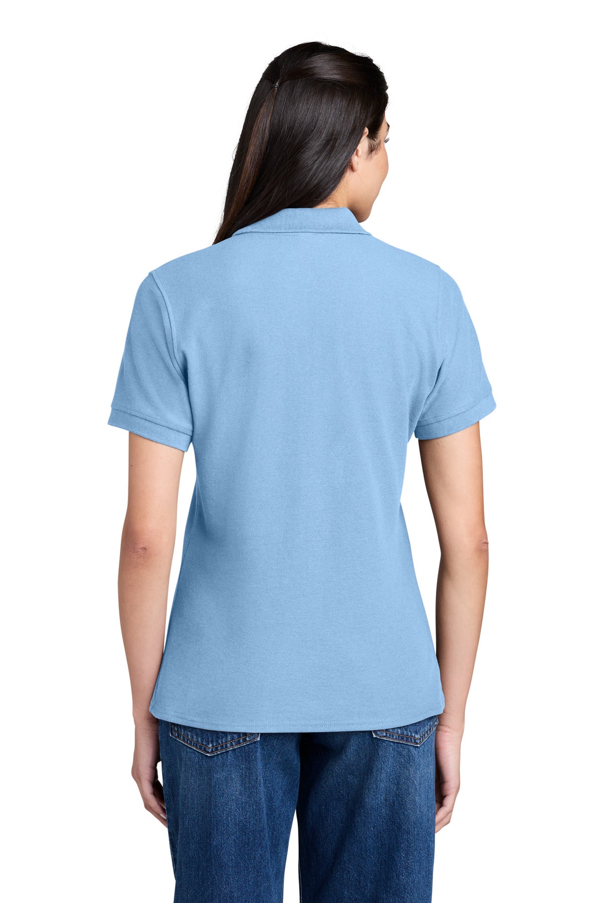 Port & Co Women's Core Blend Pique Polo. LKP155