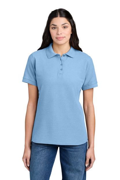Port & Co Women's Core Blend Pique Polo. LKP155