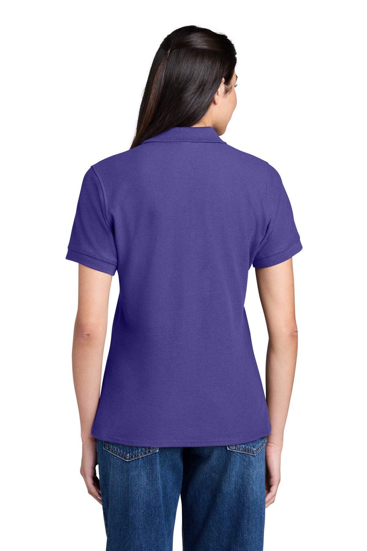 Port & Co Women's Core Blend Pique Polo. LKP155