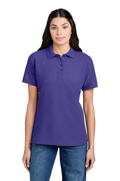 Port & Co Women's Core Blend Pique Polo. LKP155
