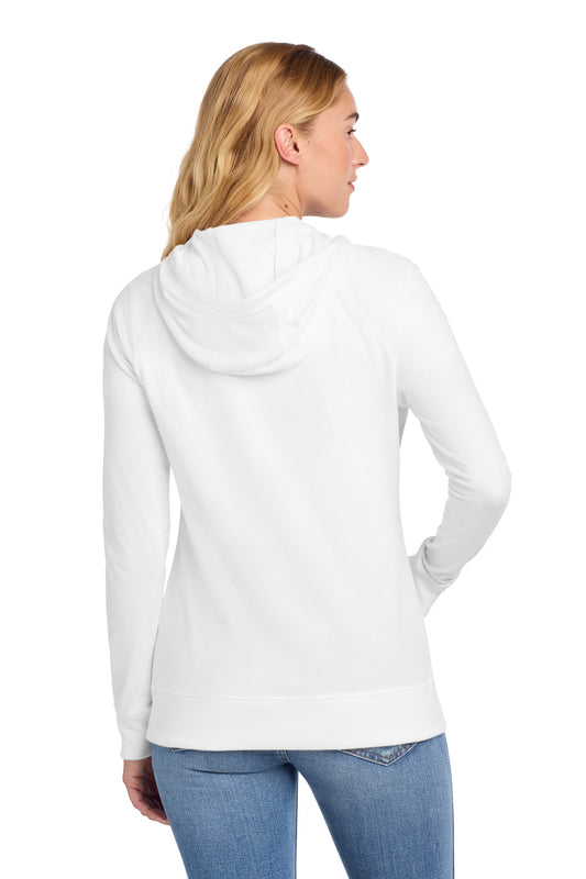 New Era Women's Sueded Cotton Blend Full-Zip Hoodie. LNEA122