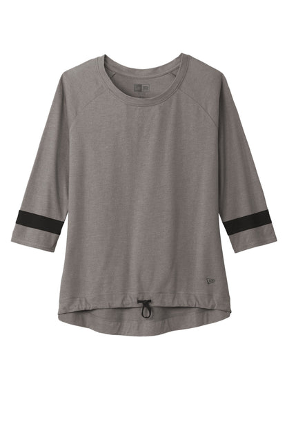 New Era  Women's Tri-Blend 3/4-Sleeve Tee LNEA136