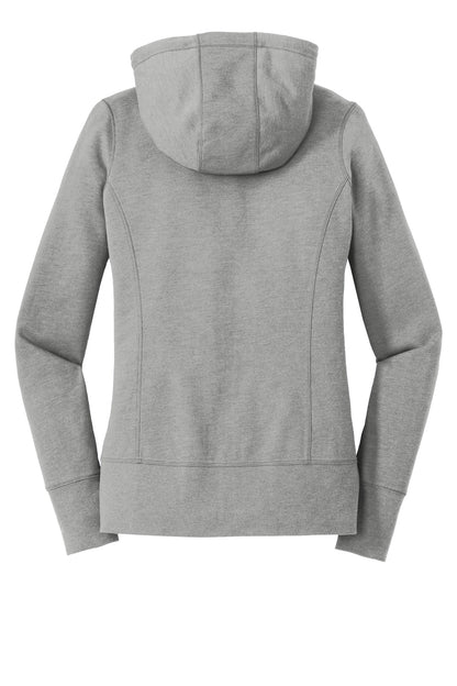 New Era  Women's Tri-Blend Fleece Full-Zip Hoodie. LNEA511