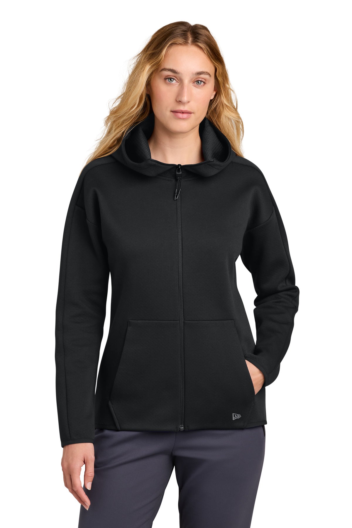 New Era Women's Double Back Full-Zip Hoodie LNEA566