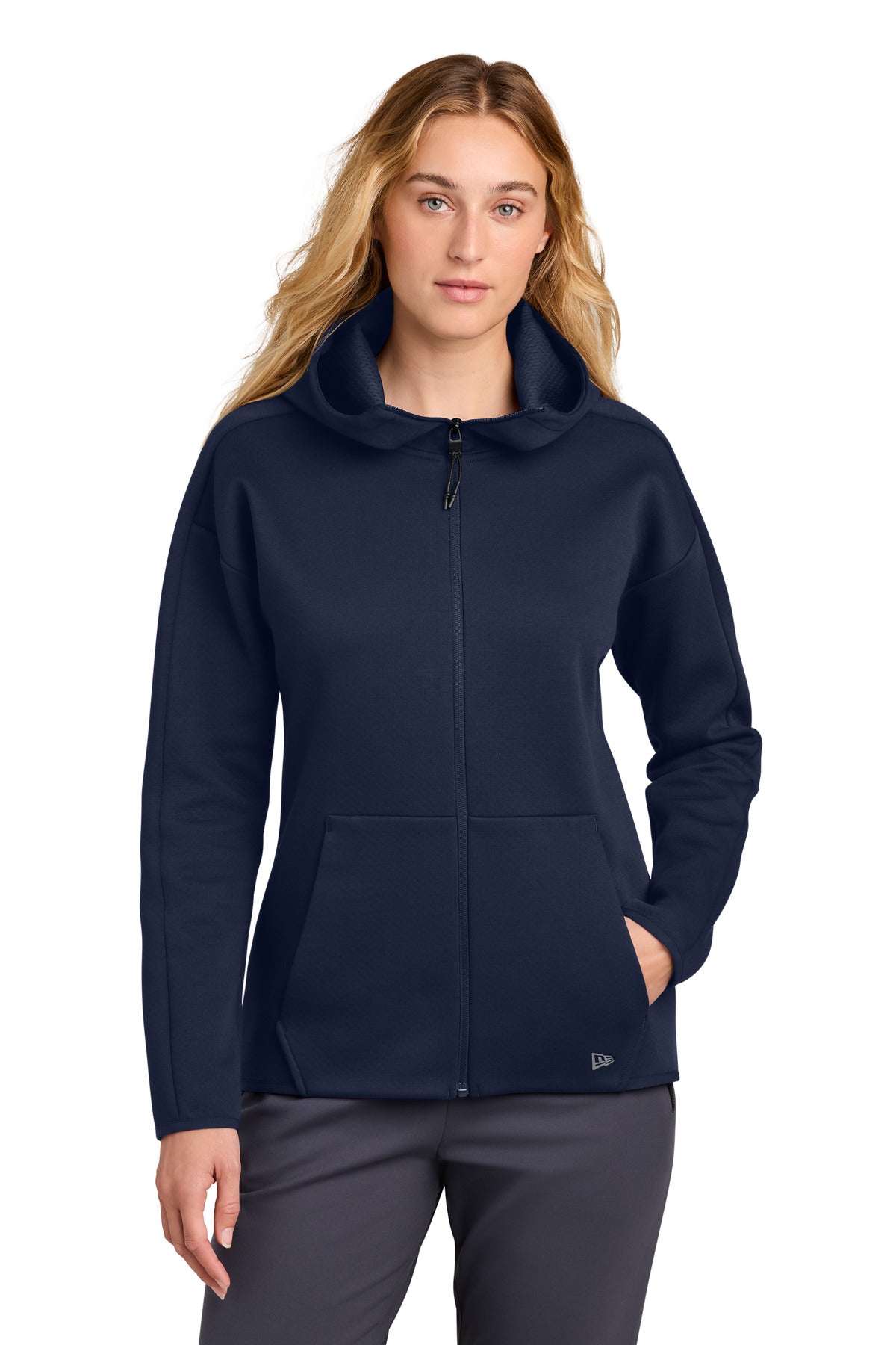 New Era Women's Double Back Full-Zip Hoodie LNEA566