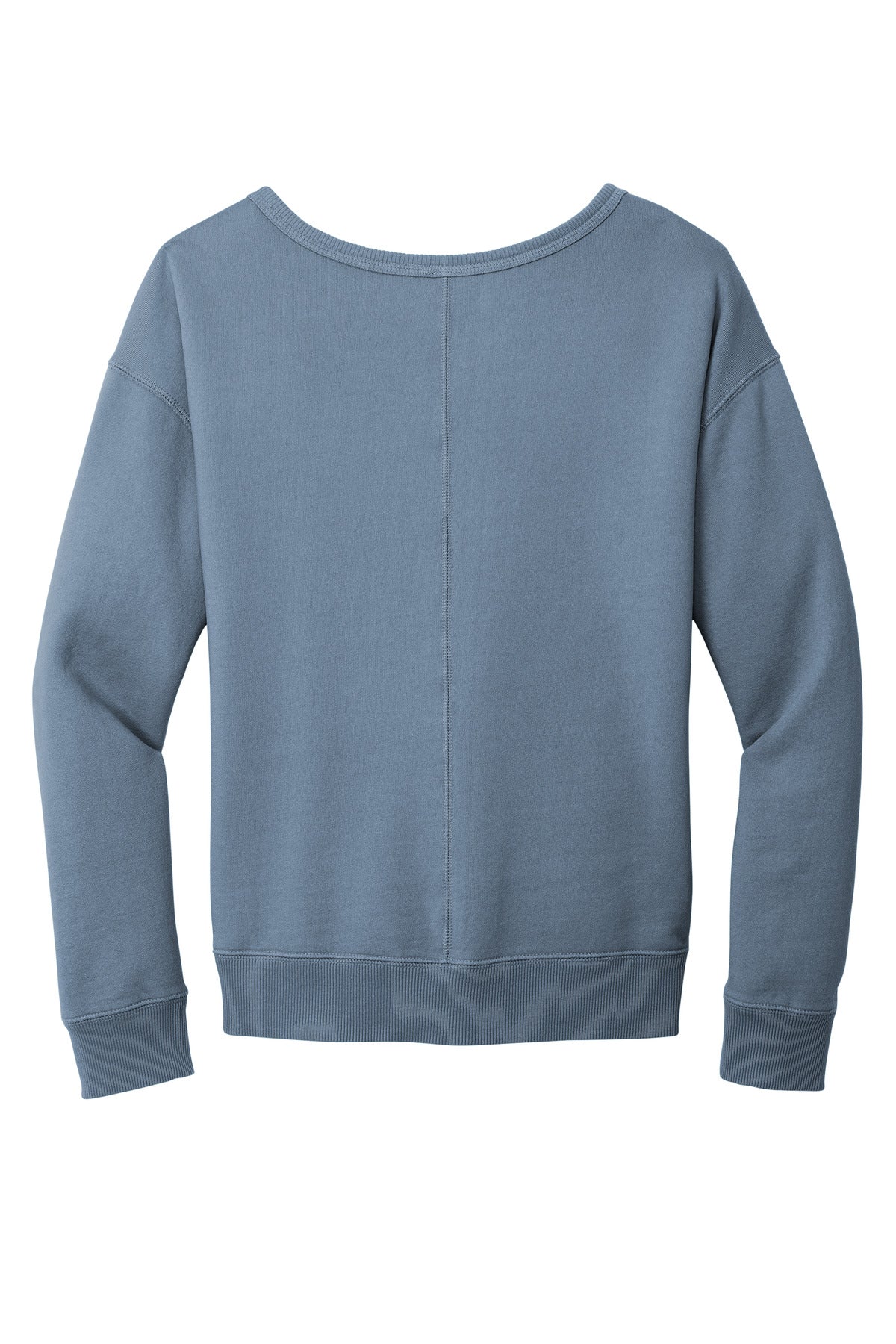 Port & Co Women's Beach Wash Garment-Dyed V-Neck Sweatshirt LPC098V