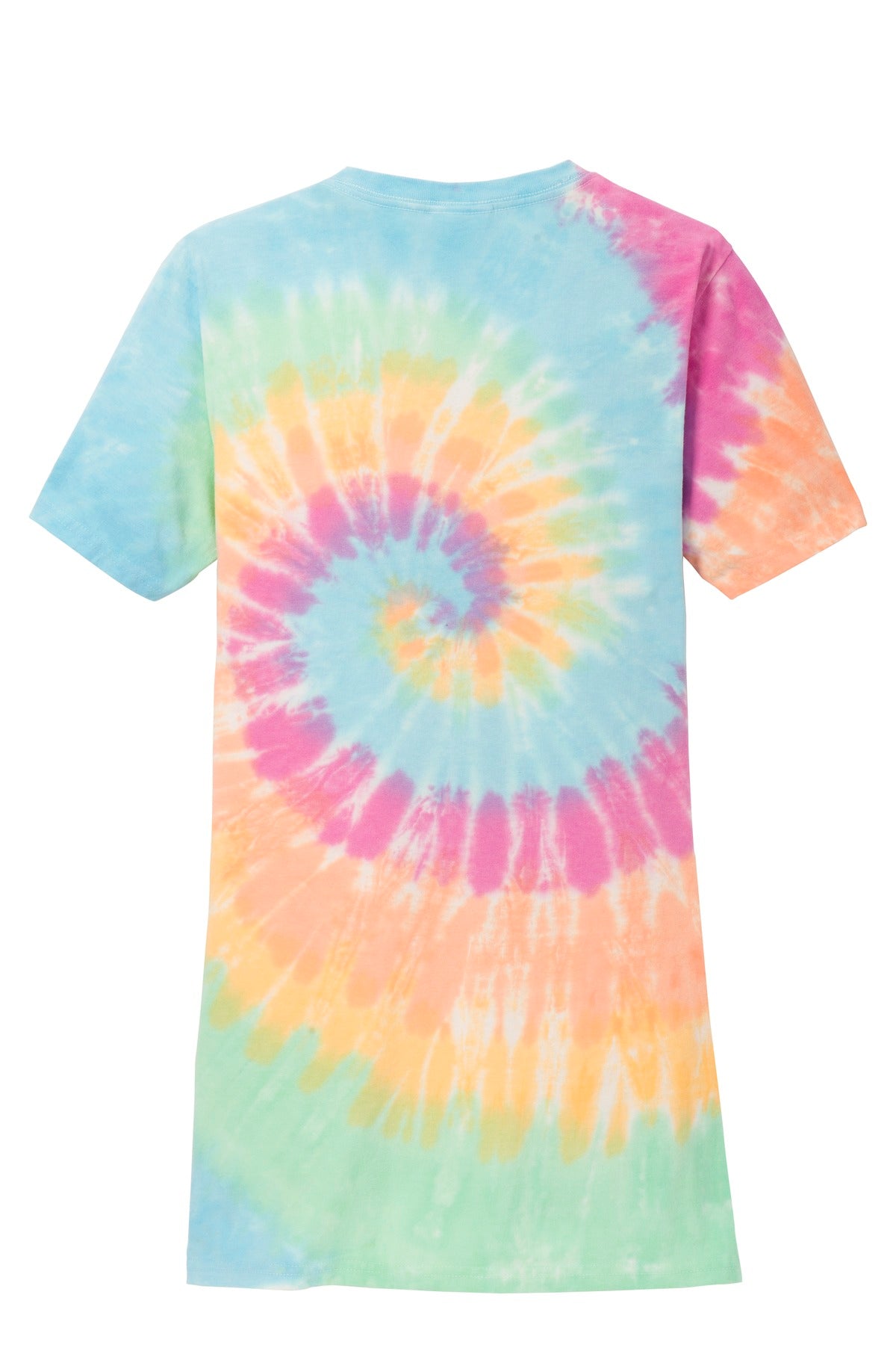 Port & Co Women's Tie-Dye V-Neck Tee.  LPC147V