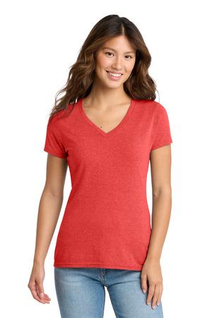 Port & Co Women's Tri-Blend V-Neck Tee. LPC330V
