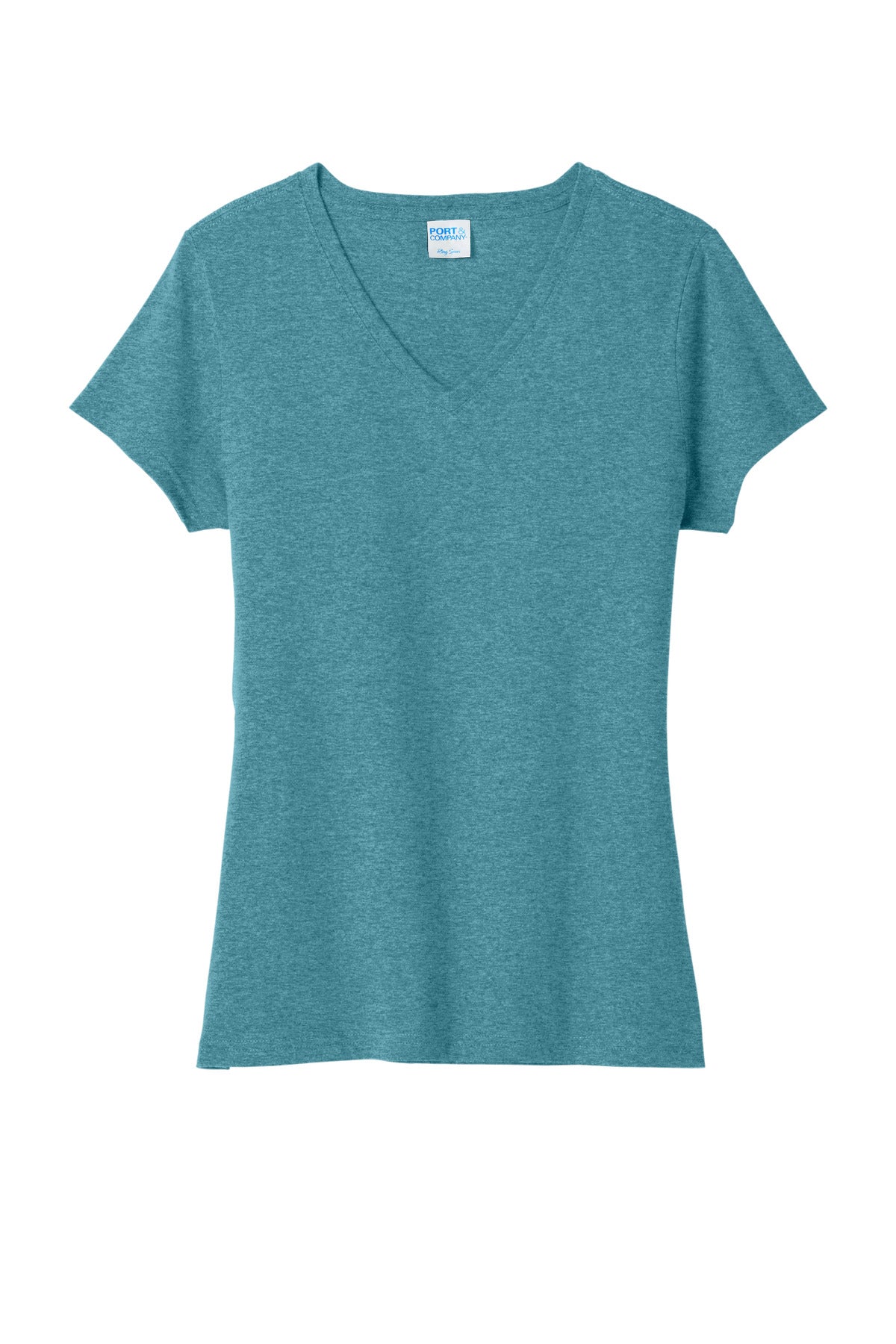Port & Co Women's Tri-Blend V-Neck Tee. LPC330V