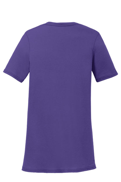 Port & Co Women's Performance Blend V-Neck Tee. LPC381V