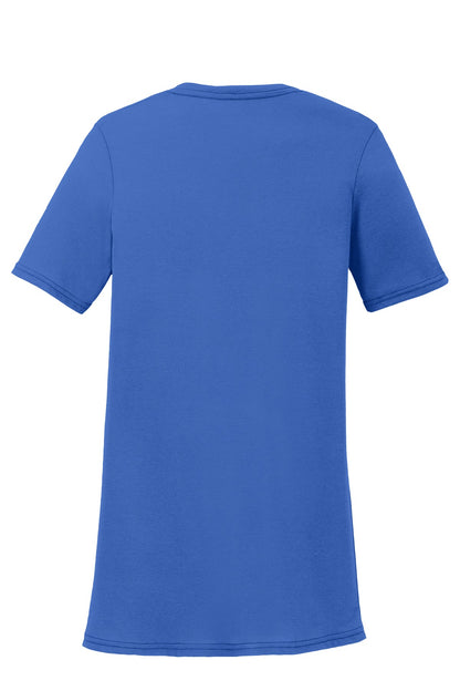 Port & Co Women's Performance Blend V-Neck Tee. LPC381V