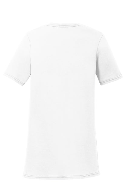 Port & Co Women's Performance Blend V-Neck Tee. LPC381V