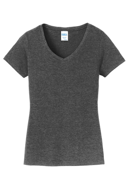 Port & Co Women's Fan Favorite V-Neck Tee. LPC450V