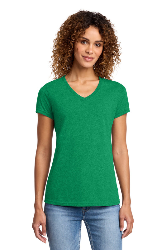 Port & Co Women's Fan Favorite Blend V-Neck Tee. LPC455V