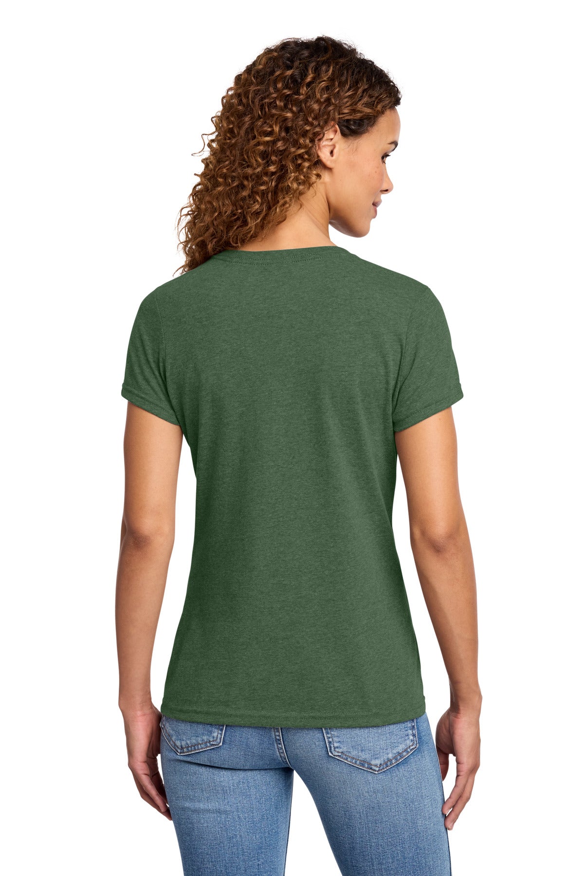 Port & Co Women's Fan Favorite Blend V-Neck Tee. LPC455V