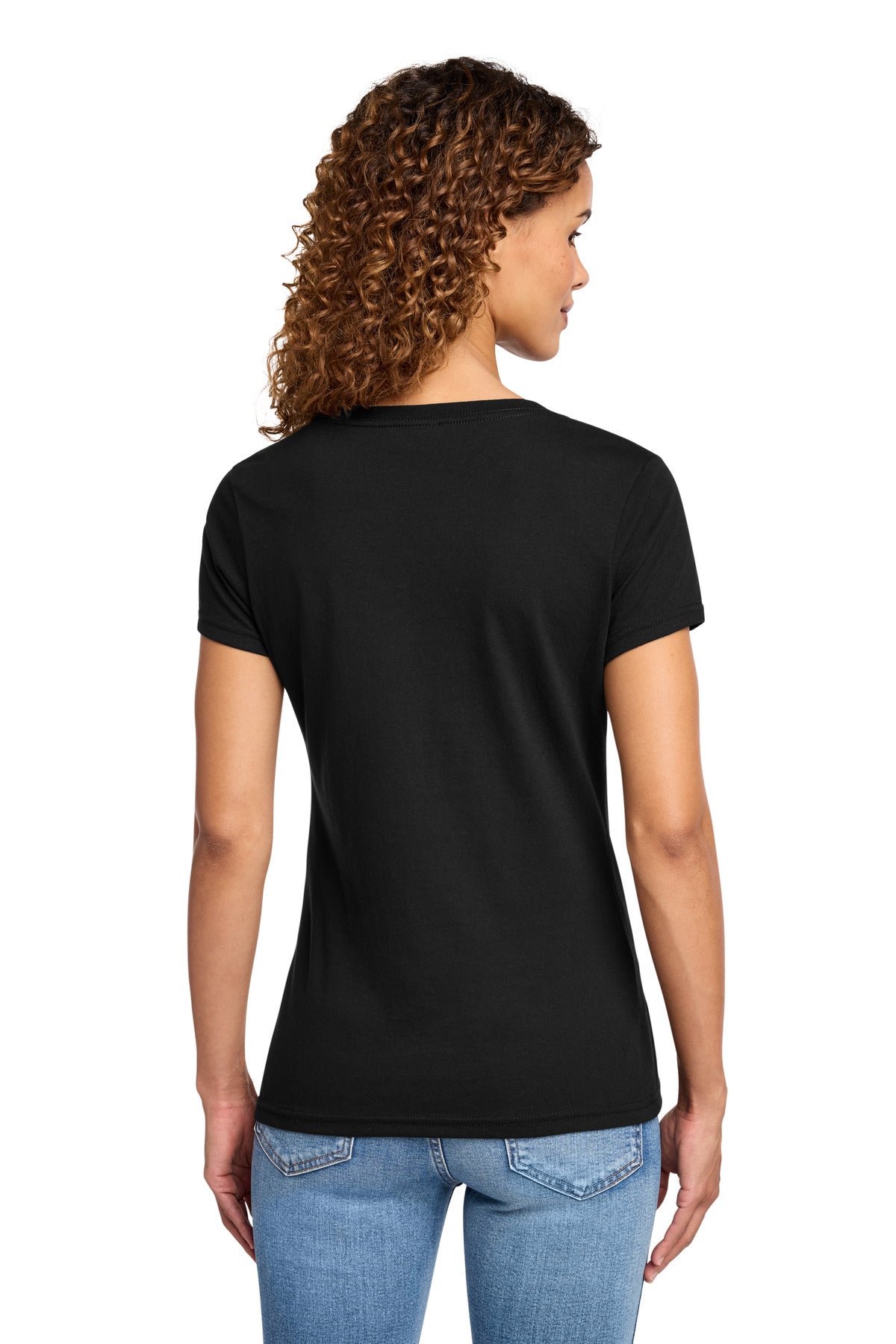Port & Co Women's Fan Favorite Blend V-Neck Tee. LPC455V