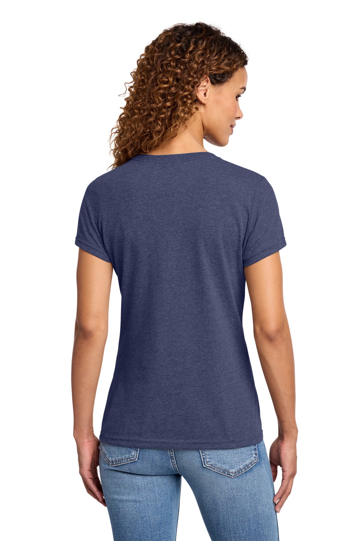 Port & Co Women's Fan Favorite Blend V-Neck Tee. LPC455V