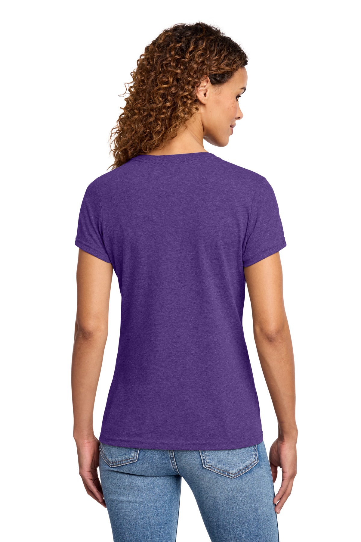 Port & Co Women's Fan Favorite Blend V-Neck Tee. LPC455V