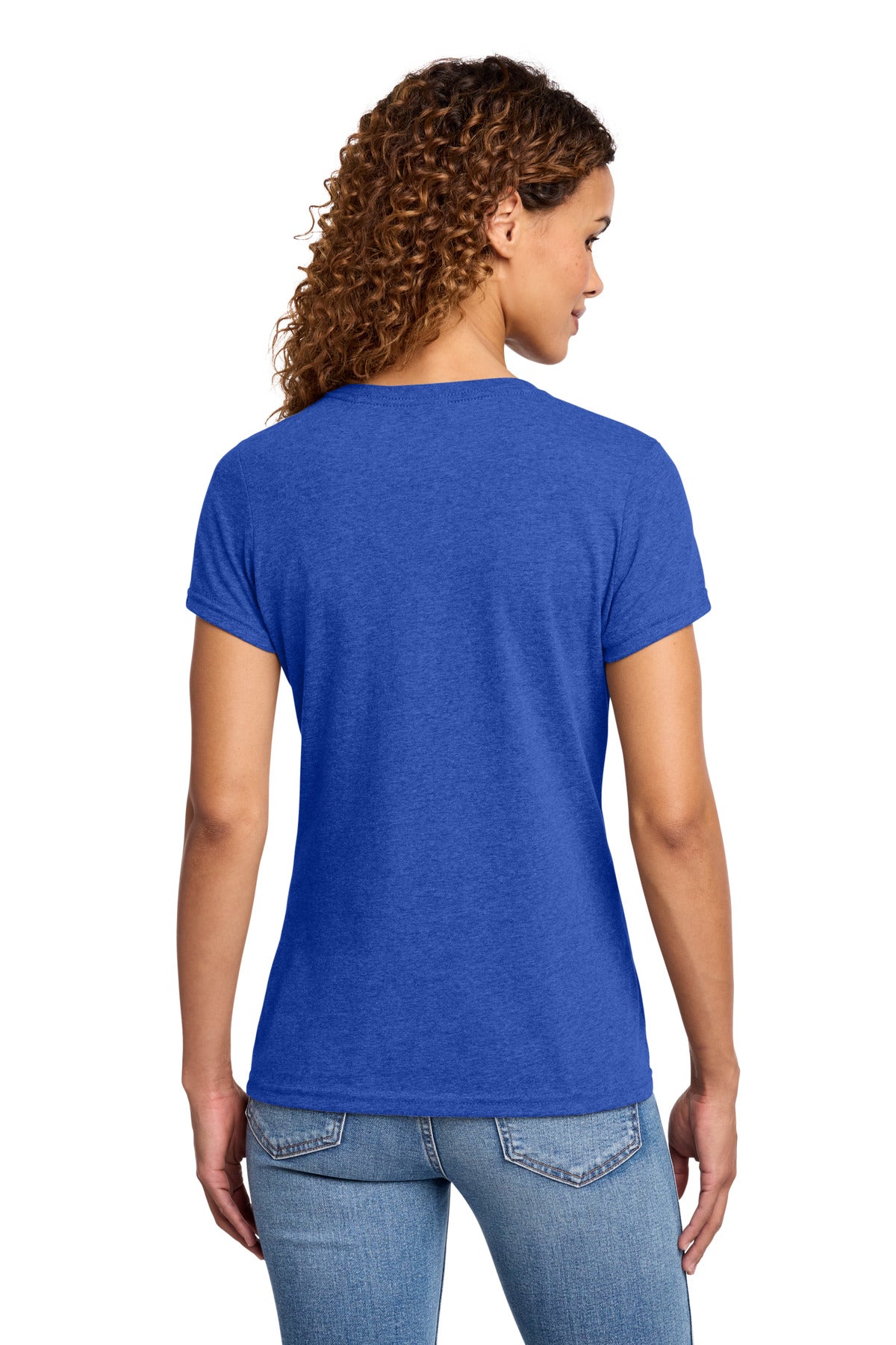 Port & Co Women's Fan Favorite Blend V-Neck Tee. LPC455V