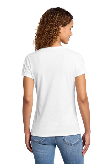 Port & Co Women's Fan Favorite Blend V-Neck Tee. LPC455V
