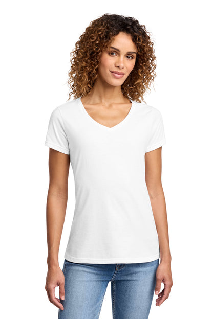 Port & Co Women's Fan Favorite Blend V-Neck Tee. LPC455V