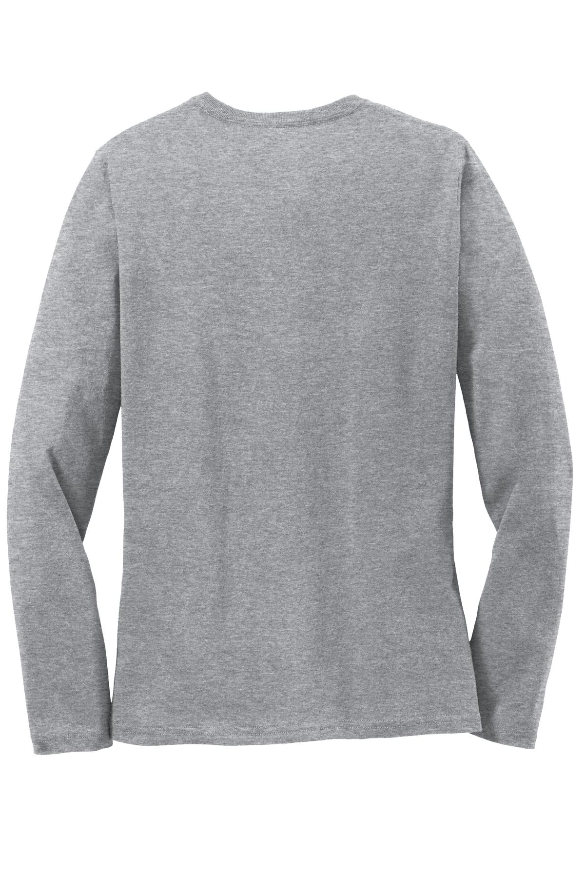 Port & Co Women's Long Sleeve Core Cotton Tee. LPC54LS