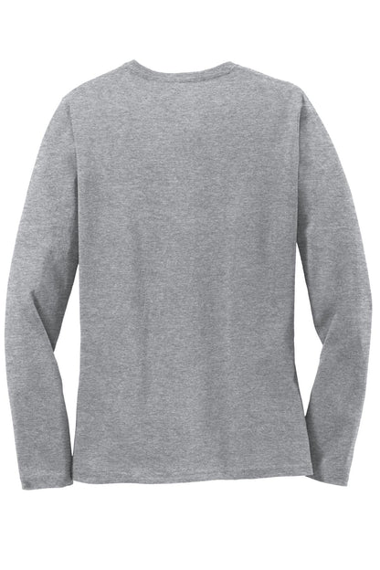 Port & Co Women's Long Sleeve Core Cotton Tee. LPC54LS