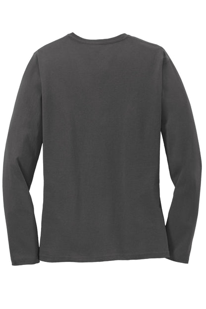 Port & Co Women's Long Sleeve Core Cotton Tee. LPC54LS